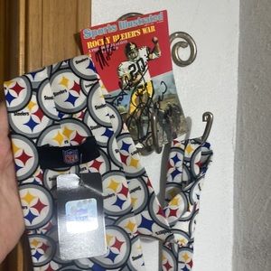 Rocket Flyers war signed postcard Steelers necktie 28D”